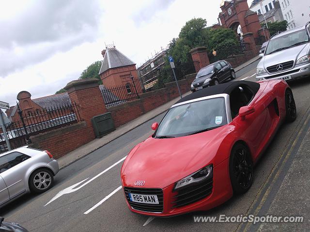 Audi R8 spotted in Douglas, United Kingdom