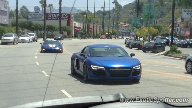 Audi R8 spotted in Universal city, California