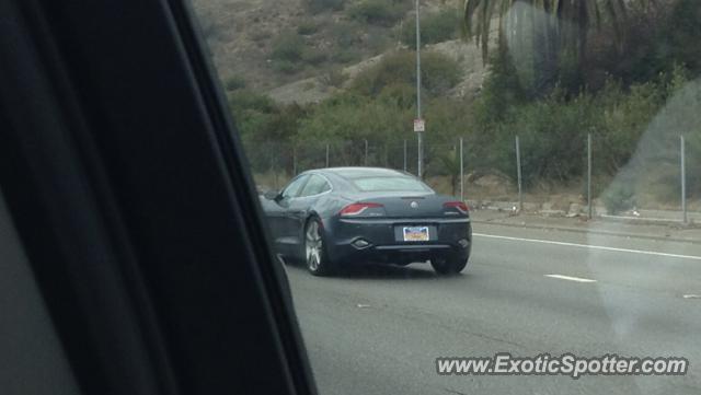 Fisker Karma spotted in Malibu, California