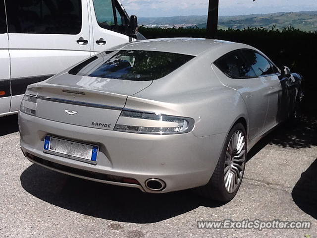 Aston Martin Rapide spotted in Barolo, Italy