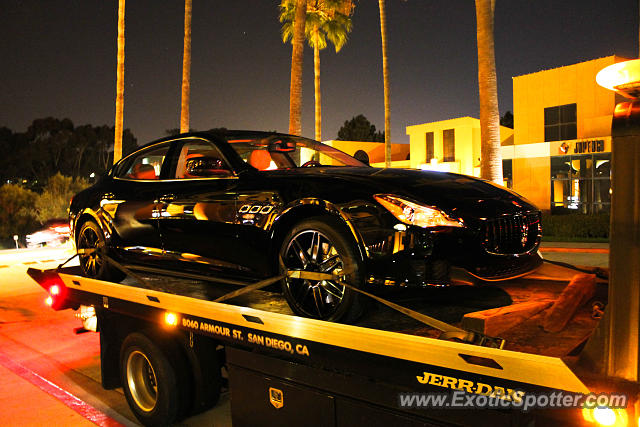 Maserati Quattroporte spotted in La Jolla, California