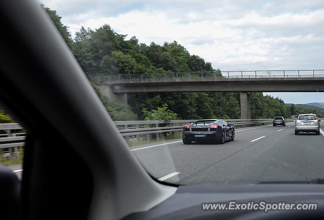 Lamborghini Gallardo spotted in Highway, Germany