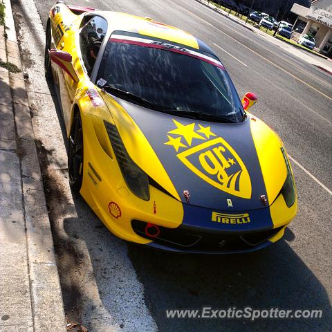 Ferrari 458 Italia spotted in Calabassas, California