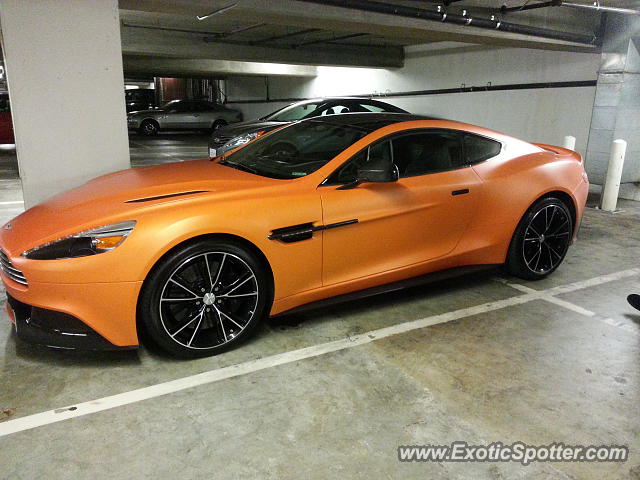 Aston Martin Vanquish spotted in San Francisco, California