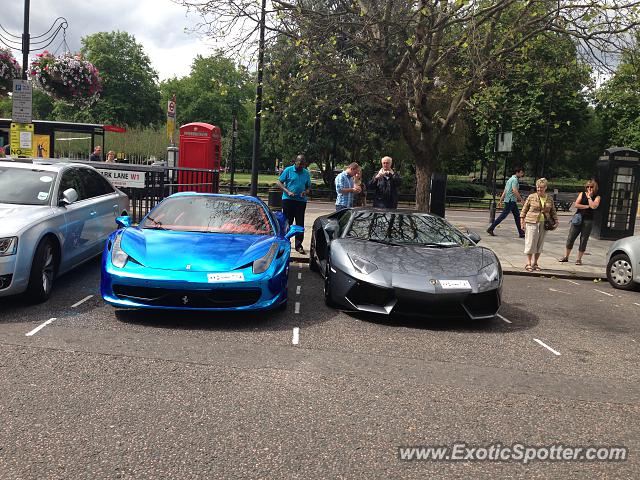 Ferrari 458 Italia spotted in London, United Kingdom