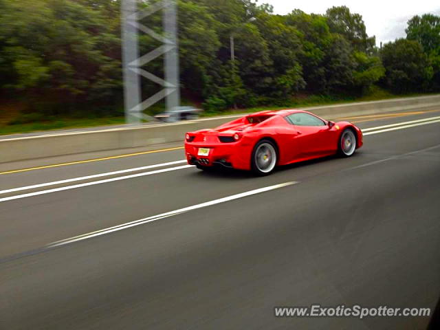 Ferrari 458 Italia spotted in Long Island, New York