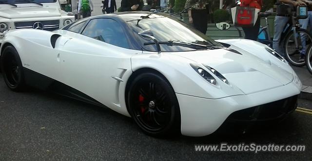 Pagani Huayra spotted in London, United Kingdom