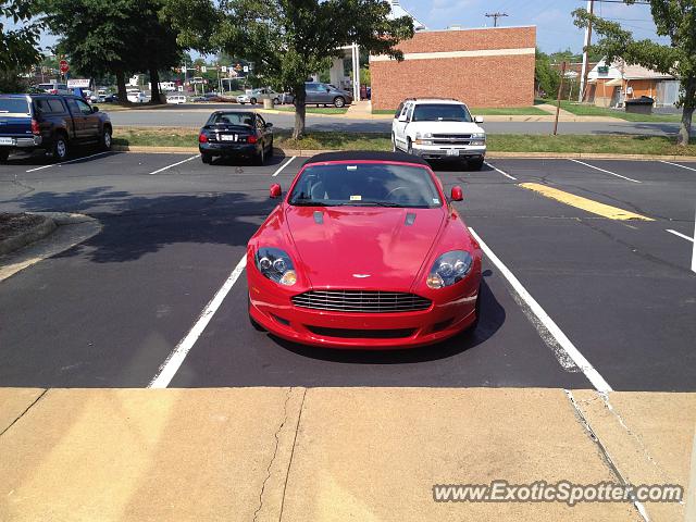 Aston Martin DB9 spotted in Leesburg, Virginia