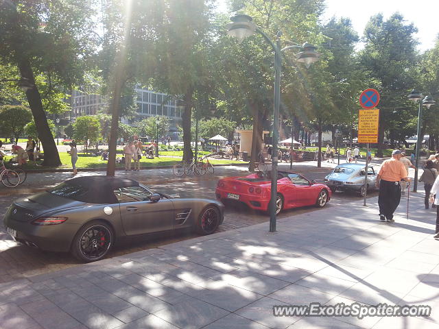Mercedes SLS AMG spotted in Helsinki, Finland