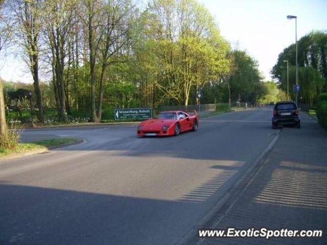 Ferrari F40 spotted in Anholt, Germany