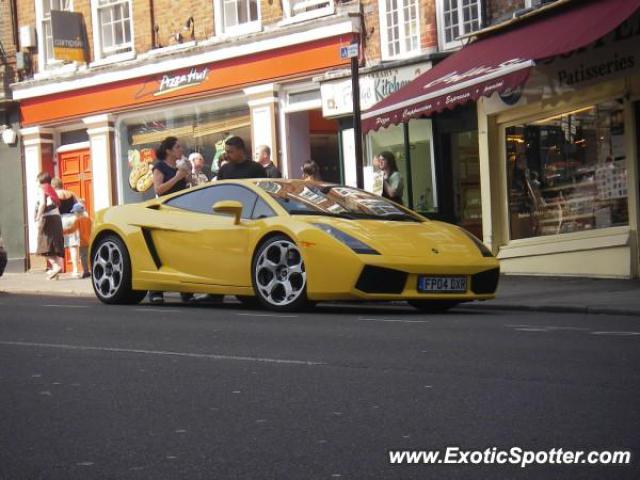 Lamborghini Gallardo spotted in Windsor, United Kingdom
