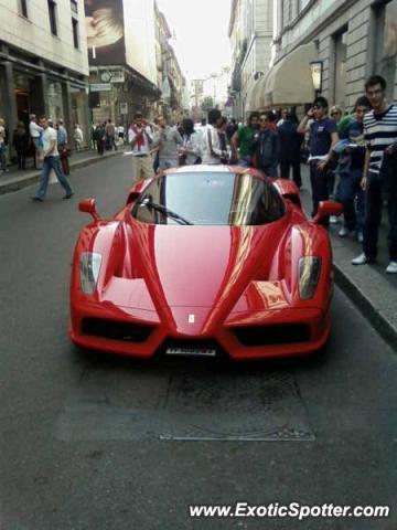 Ferrari Enzo spotted in Milano, Italy