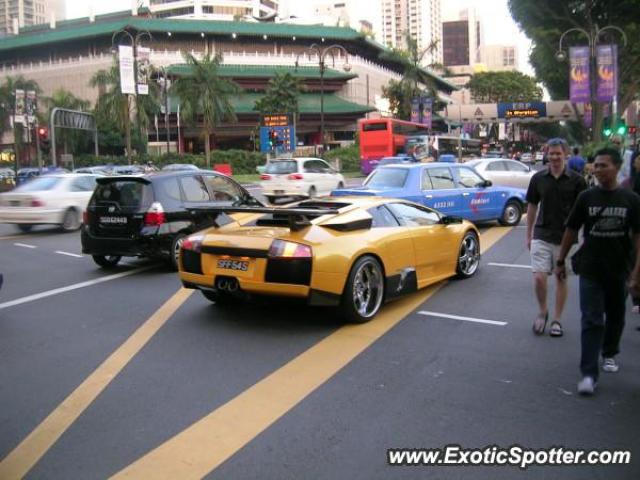 Lamborghini Murcielago spotted in Ochard, Singapore