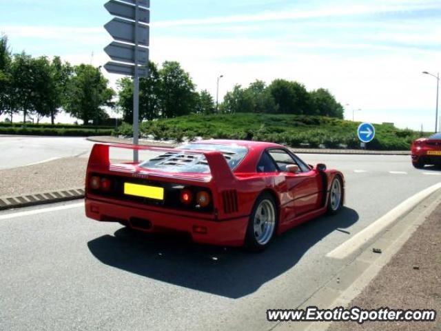Ferrari F40 spotted in Sées, France
