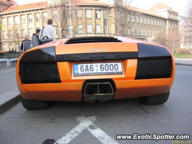 Lamborghini Murcielago spotted in Prague, Czech Republic