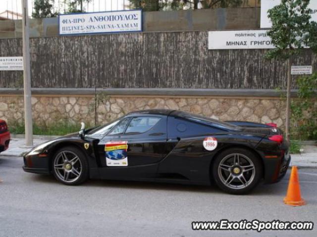 Ferrari Enzo spotted in Athens, Greece