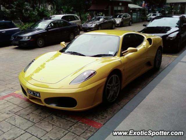 Ferrari F430 spotted in Orchard Road, Hilton Singapore, Singapore