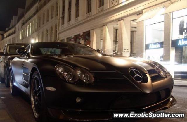 Mercedes SLR spotted in Paris, France