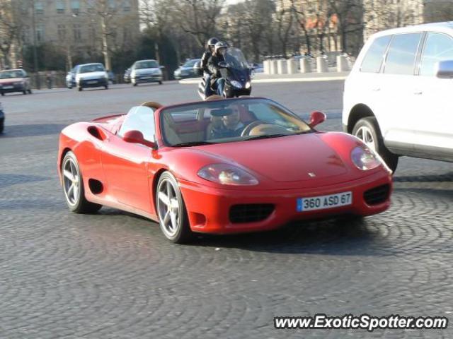Ferrari 360 Modena spotted in Paris, France