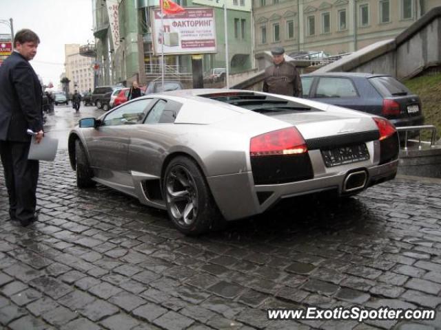 Lamborghini Murcielago spotted in Moscow, Russia