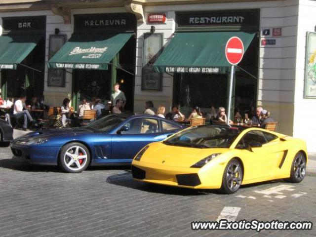 Lamborghini Gallardo spotted in Prague, Czech Republic