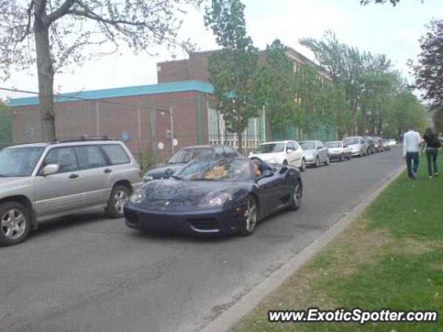 Ferrari 360 Modena spotted in Outremont, Montreal, Canada