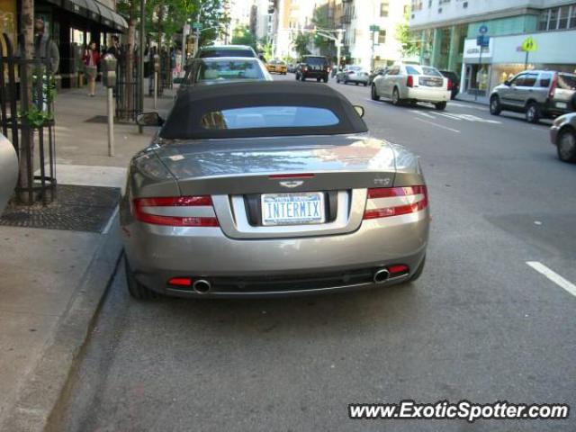 Aston Martin DB9 spotted in New York, New York