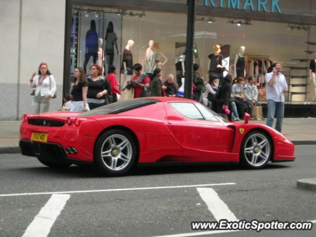 Ferrari Enzo spotted in London, United Kingdom
