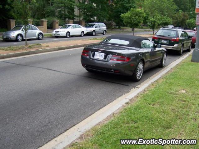 Aston Martin DB9 spotted in Washington DC, Maryland