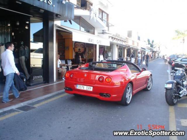 Ferrari 575M spotted in PUERTO BANUS, Spain