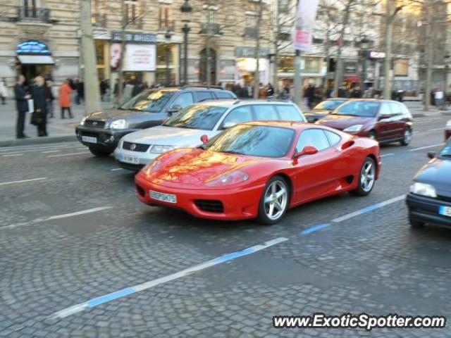 Ferrari 360 Modena spotted in Paris, France