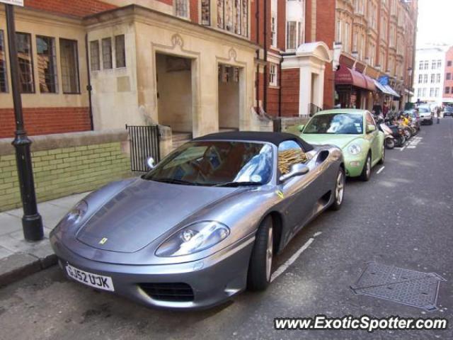 Ferrari 360 Modena spotted in London, United Kingdom