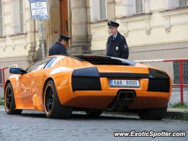 Lamborghini Murcielago spotted in Prague, Czech Republic