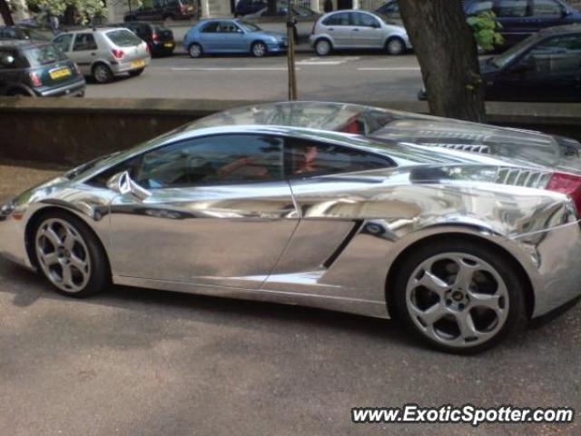 Lamborghini Gallardo spotted in Paris, France