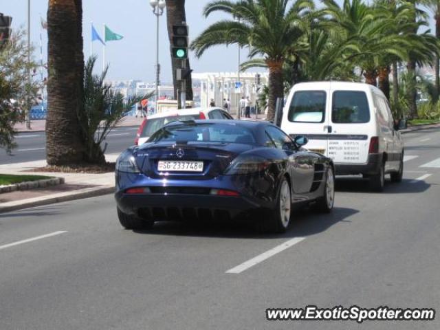 Mercedes SLR spotted in Nice, France
