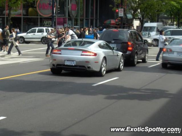 Aston Martin Vantage spotted in Vancouver, Canada