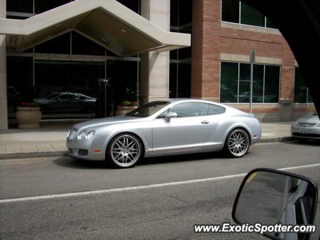Bentley Continental spotted in Seattle, Washington