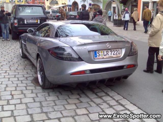 Mercedes SLR spotted in Kitzbuhel, Austria