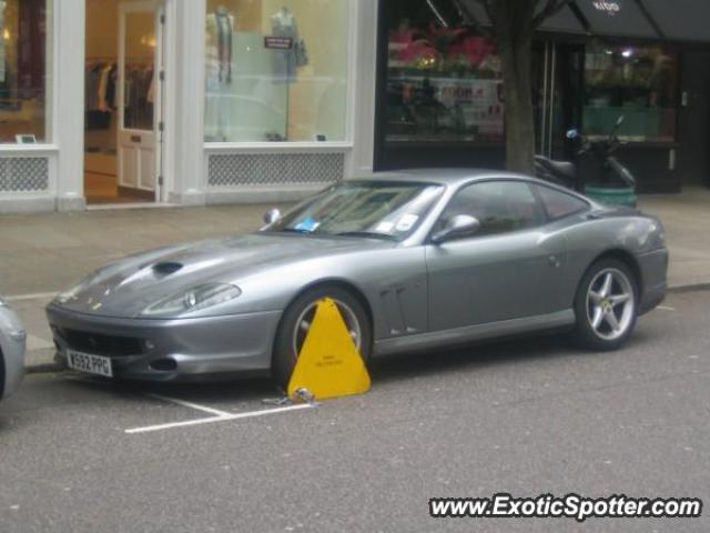 Ferrari 550 spotted in London, United Kingdom