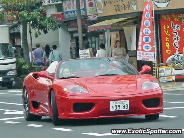 Ferrari 360 Modena spotted in Tokyo, Japan