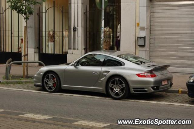 Porsche 911 Turbo spotted in Antwerp, Belgium