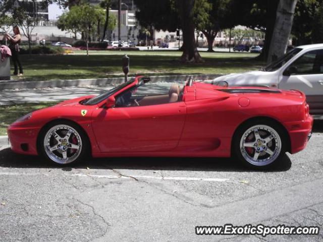 Ferrari 360 Modena spotted in Hollywood, California