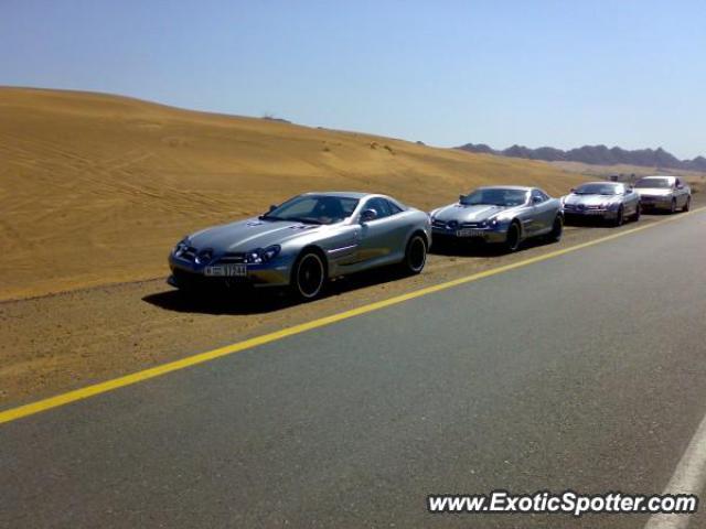 Mercedes SLR spotted in DUBAI, United Arab Emirates