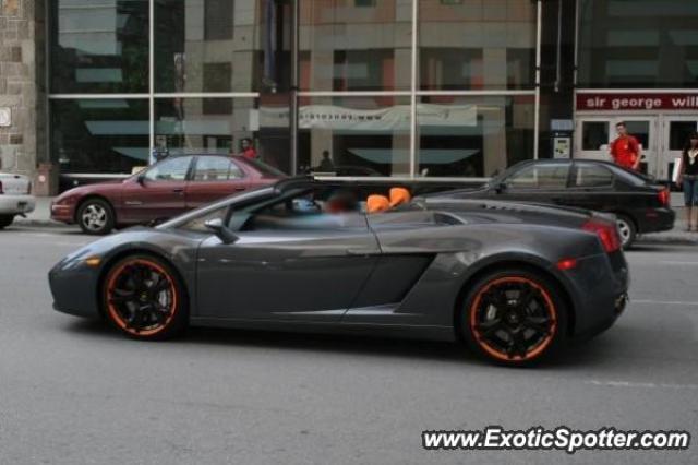Lamborghini Gallardo spotted in Montreal, Canada
