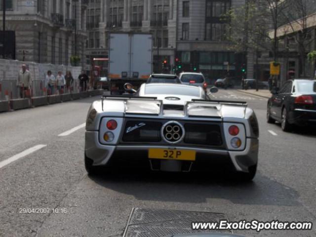 Pagani Zonda spotted in London, United Kingdom