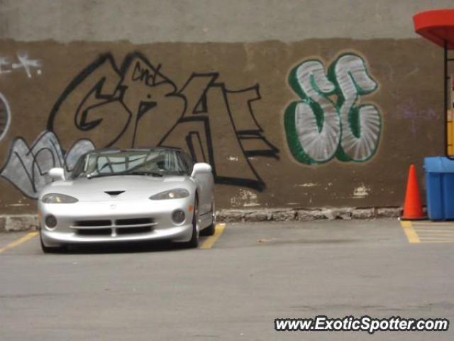 Dodge Viper spotted in Montreal, Canada