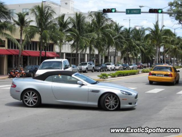 Aston Martin DB9 spotted in Miami, Florida