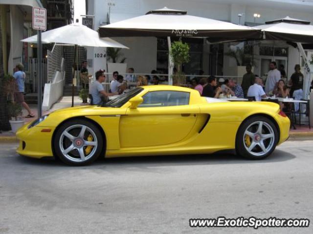 Porsche Carrera GT spotted in Miami, Florida