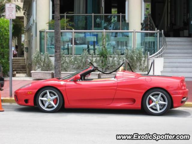 Ferrari 360 Modena spotted in Miami, Florida