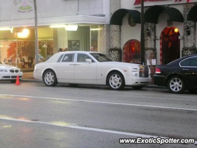 Rolls Royce Phantom spotted in Surfside, Florida